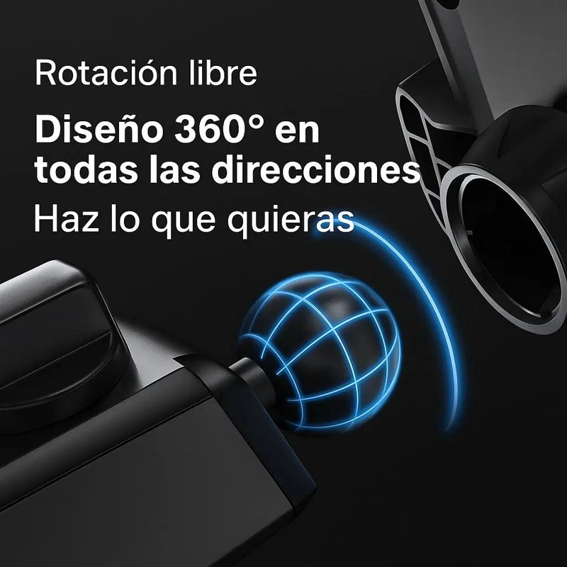 SOPORTE CELULAR AJUSTABLE 360° CON VENTOSA FIRME - 4