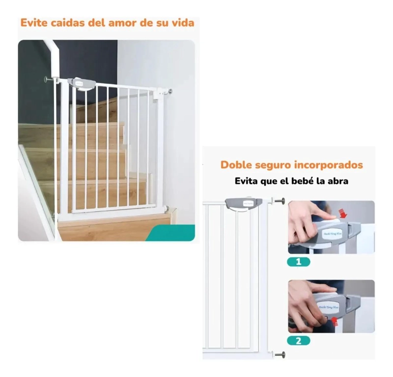 PUERTA DE SEGURIDAD COLOR BLANCO - 5