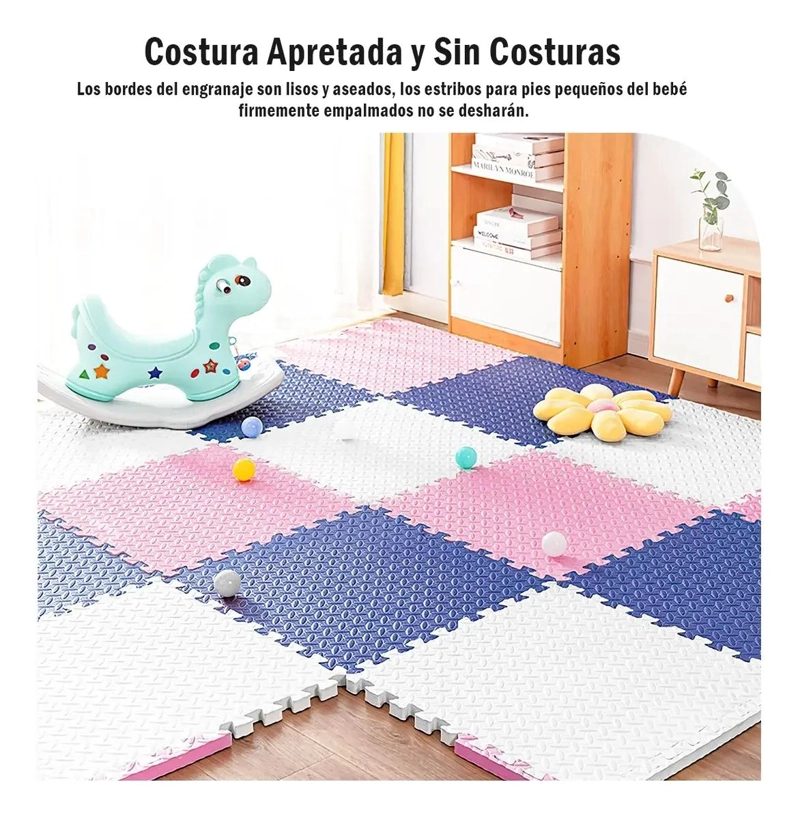 SET DE 4 PISOS DE GOMA EVA PARA BEBE S 60X60CM - 4