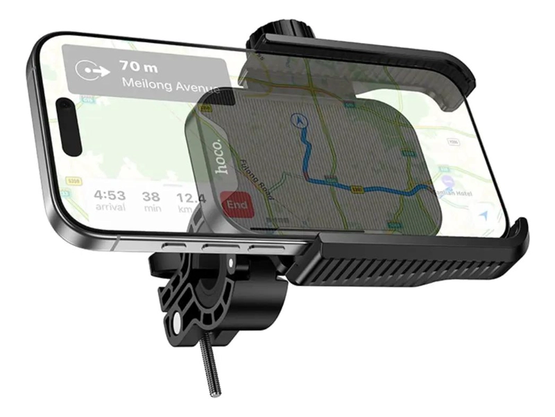 SOPORTE DE CELULAR PARA MOTO CON VISERA AJUSTABLE - 4