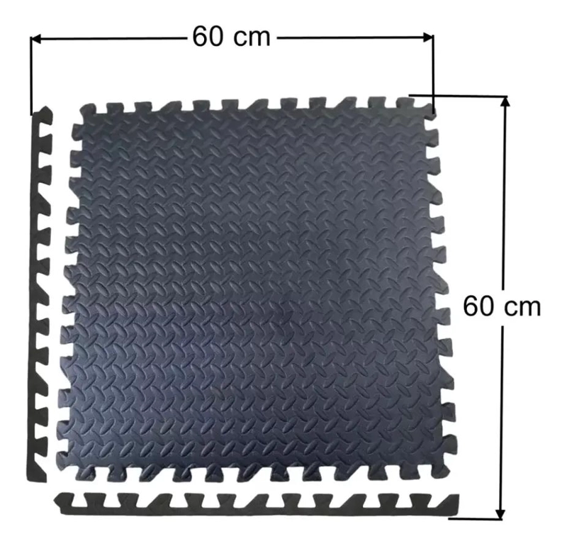 PACK 12 ALFOMBRAS DE GOMA EVA 60X60CM - 3