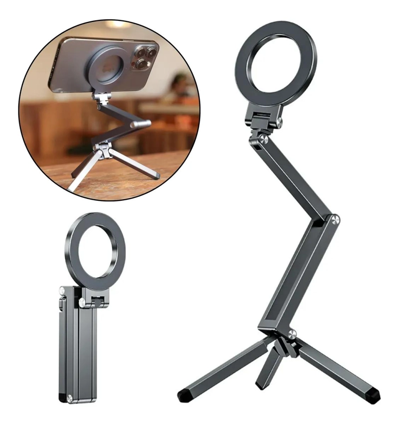 SOPORTE MAGNE TICO PLEGABLE PARA CELULAR Y TABLET - 1