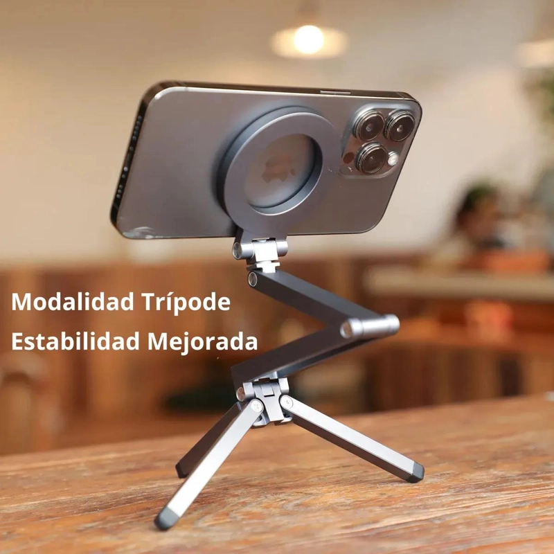 SOPORTE MAGNE TICO PLEGABLE PARA CELULAR Y TABLET - 3