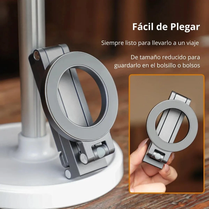 SOPORTE MAGNE TICO PLEGABLE PARA CELULAR Y TABLET - 4