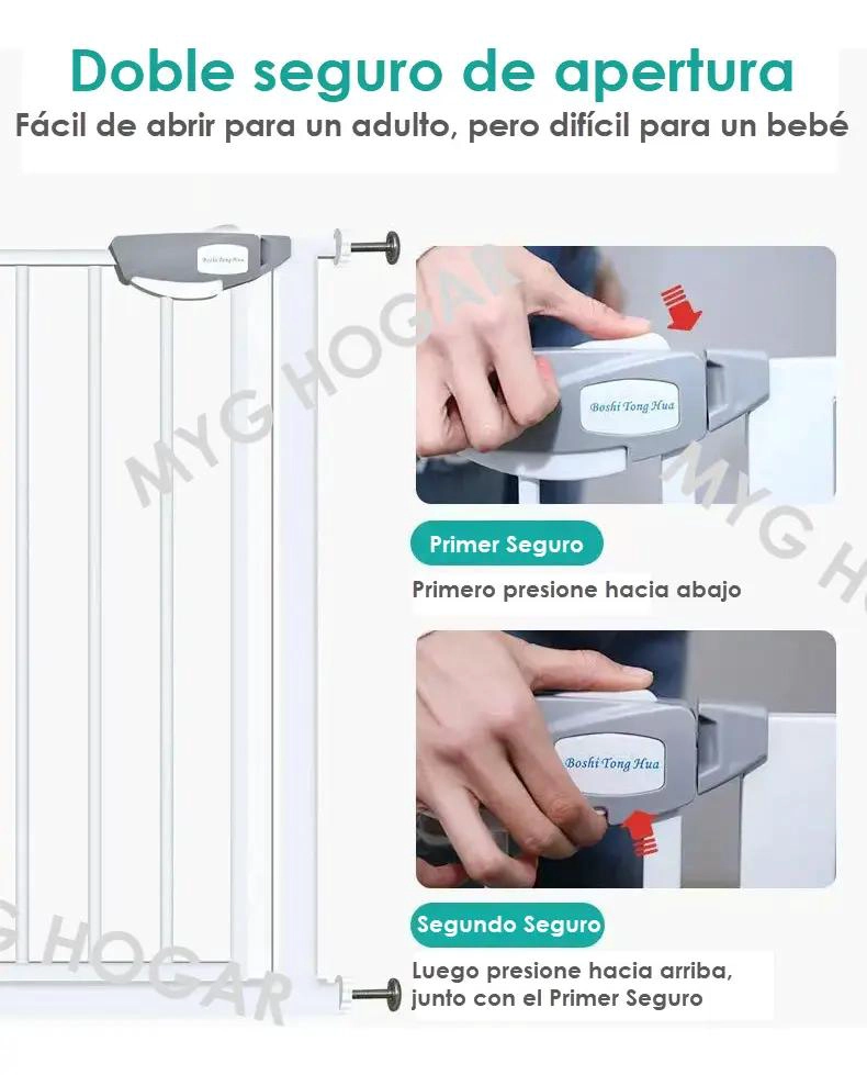 REJA DE SEGURIDAD AJUSTABLE PARA BEBE S Y MASCOTAS - 2