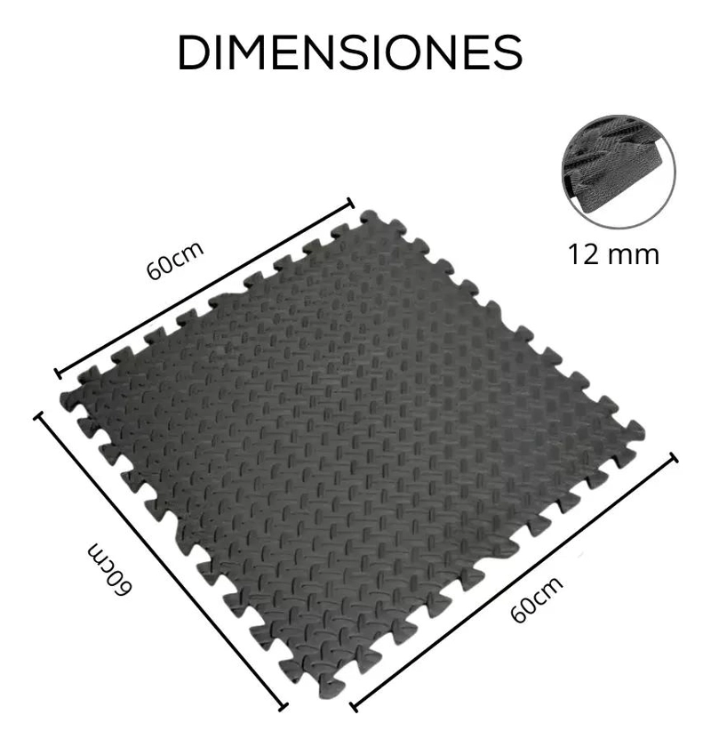 PACK 6 PISOS DEPORTIVOS GOMA EVA 60X60CM - 3