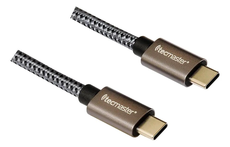 GENÉRICO CABLE DE DATOS USB TIPO-C A TIPO-C 100W 1.5M GRIS