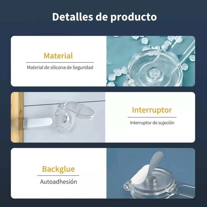 SEGUROS PARA PUERTAS Y CAJONES PARA NIÑOS - 3