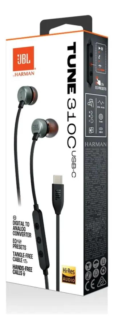 GENÉRICO AURICULARES INTRAUDITIVOS USB COLOR NEGRO