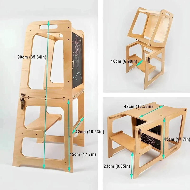 TORRE DE APRENDIZAJE MONTESSORI PLEGABLE - 2