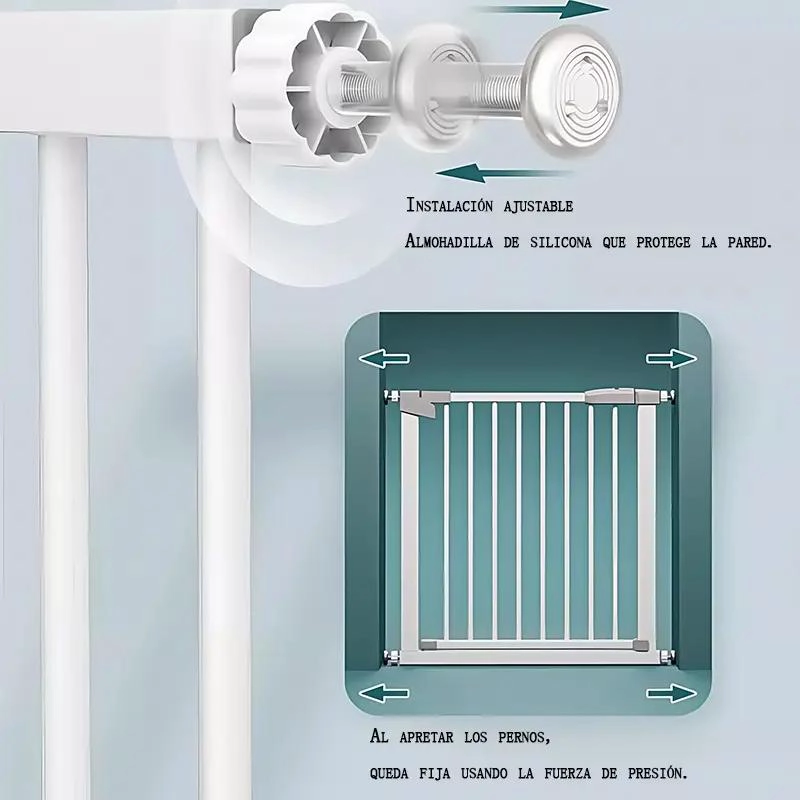 REJA DE SEGURIDAD AJUSTABLE PARA ESCALERAS - 4