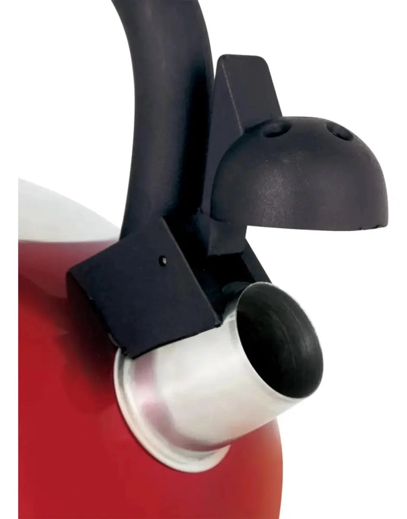 TETERA 2.5LT ACERO INOXIDABLE COLOR ROJO - 3