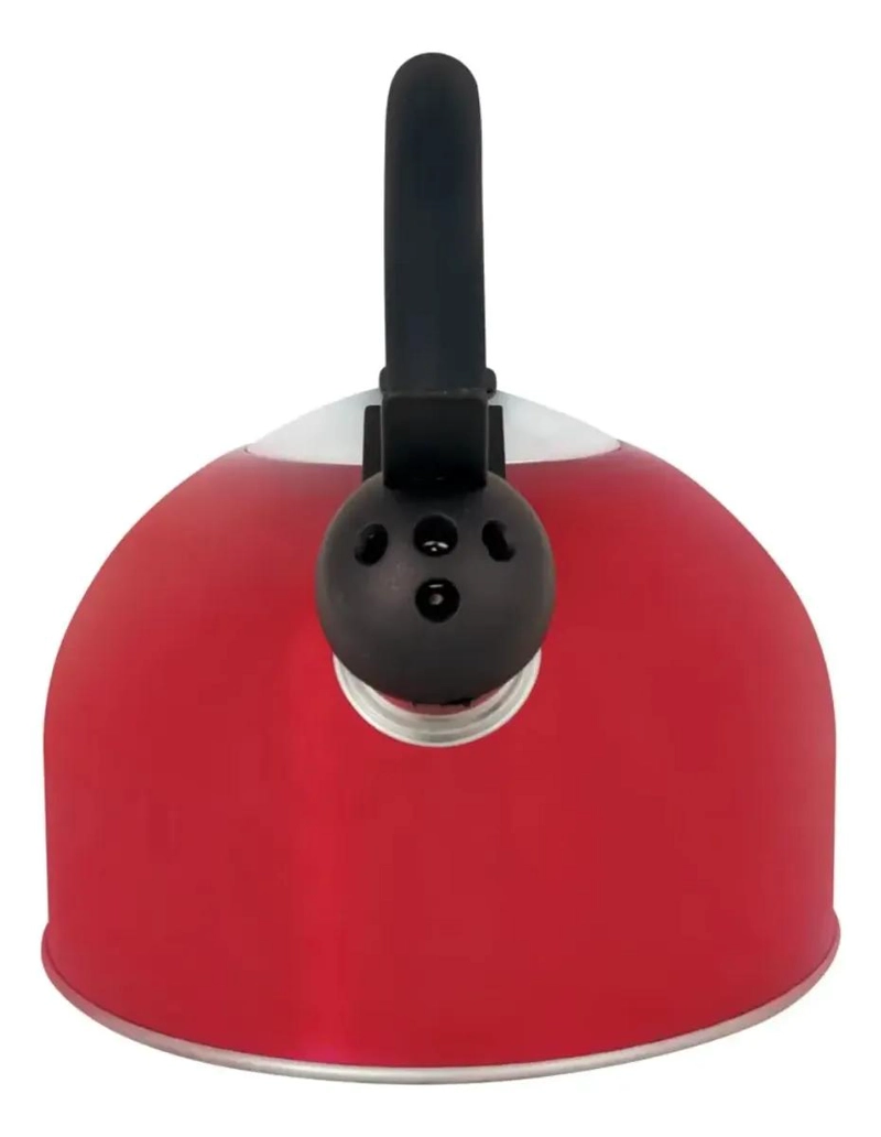TETERA 2.5LT ACERO INOXIDABLE COLOR ROJO - 4