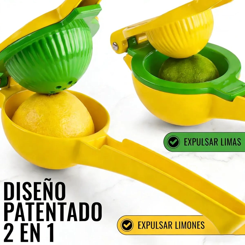 EXPRIMIDOR MANUAL DOBLE MANGO ACERO 2 EN 1 - 4