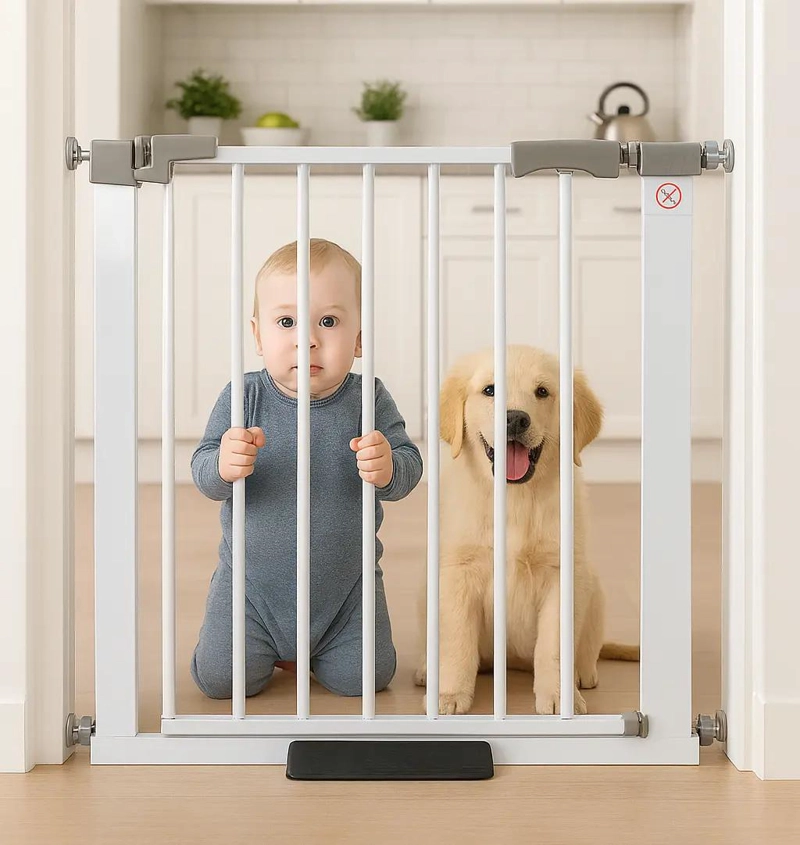 REJA DE SEGURIDAD AJUSTABLE 75-82 CM PARA BEBE S - 2