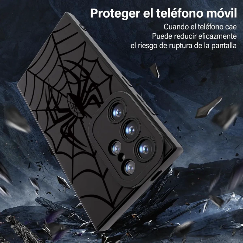CARCASA NEGRA CON DIBUJOS PARA SAMSUNG GALAXY S24 ULTRA - 4
