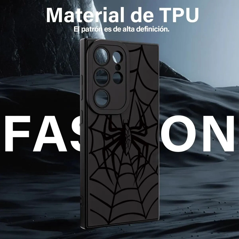 CARCASA NEGRA CON DIBUJOS PARA SAMSUNG GALAXY S24 ULTRA - 5