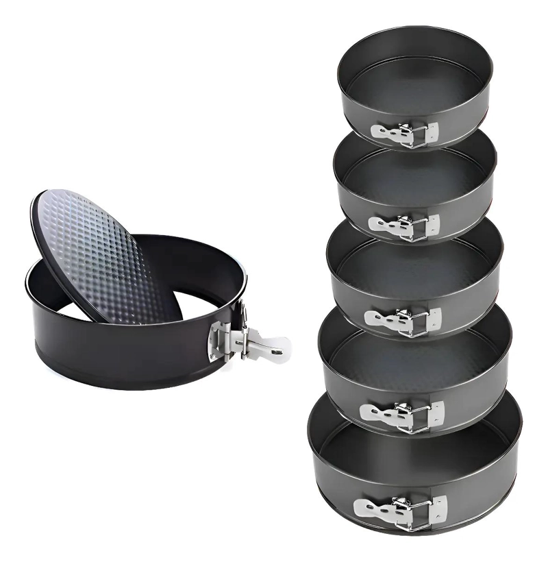 SET DE 6 MOLDES DESMONTABLES PARA TORTAS DE 18 A 28 CM - 2
