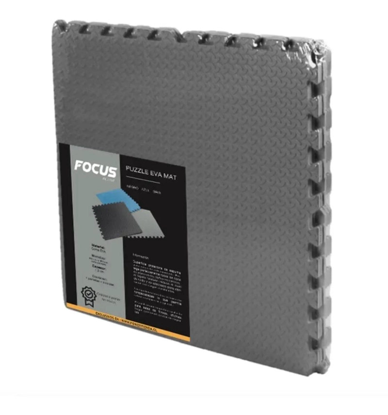 PISO DEPORTE GOMA EVA PACK 24 UNIDADES GRIS - 1