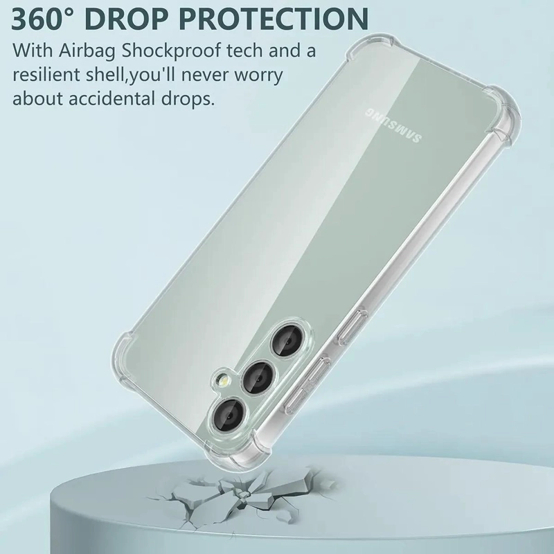 CARCASA ANTISHOCK PARA SAMSUNG S24 FE CON LAMINA - 2