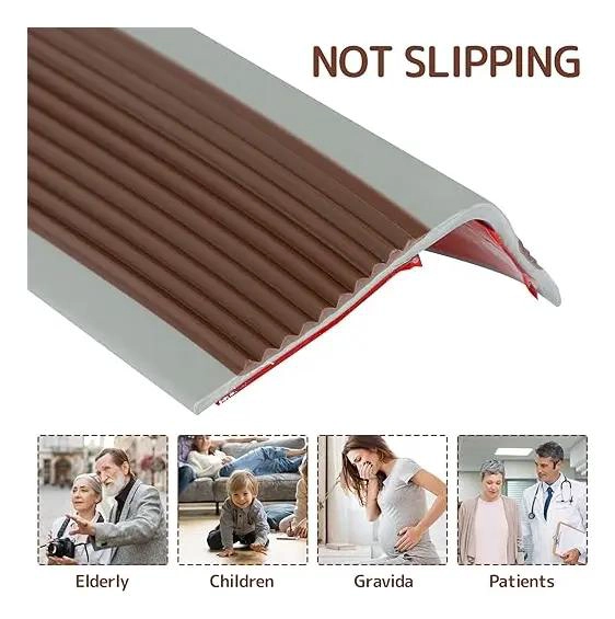 PROTECTOR DE BORDE PARA ESCALERA 3M MARRON - 3