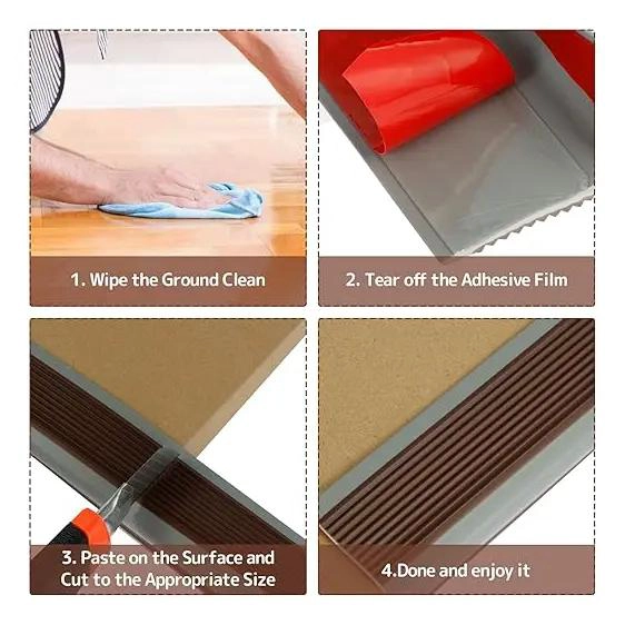 PROTECTOR DE BORDE PARA ESCALERA 3M MARRON - 5