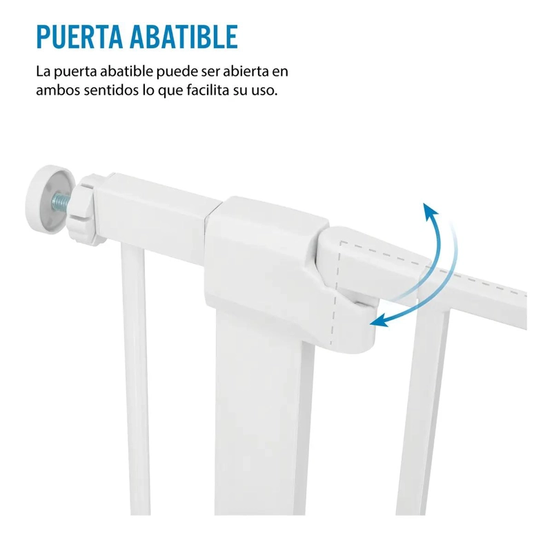 PUERTA DE SEGURIDAD EXPANDIBLE PARA BEBE S Y MASCOTAS - 5