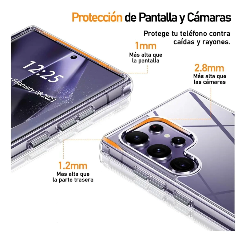 FUNDA CARCASA REFORZADA DELGADA PARA SAMSUNG S25 ULTRA - 2