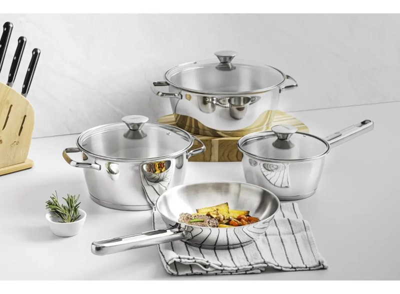 BATERIA DE COCINA ACERO TRIPLE 4 PIEZAS ALLEGRA - 4
