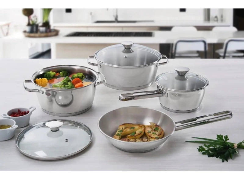 BATERIA DE COCINA ACERO TRIPLE 4 PIEZAS ALLEGRA - 5