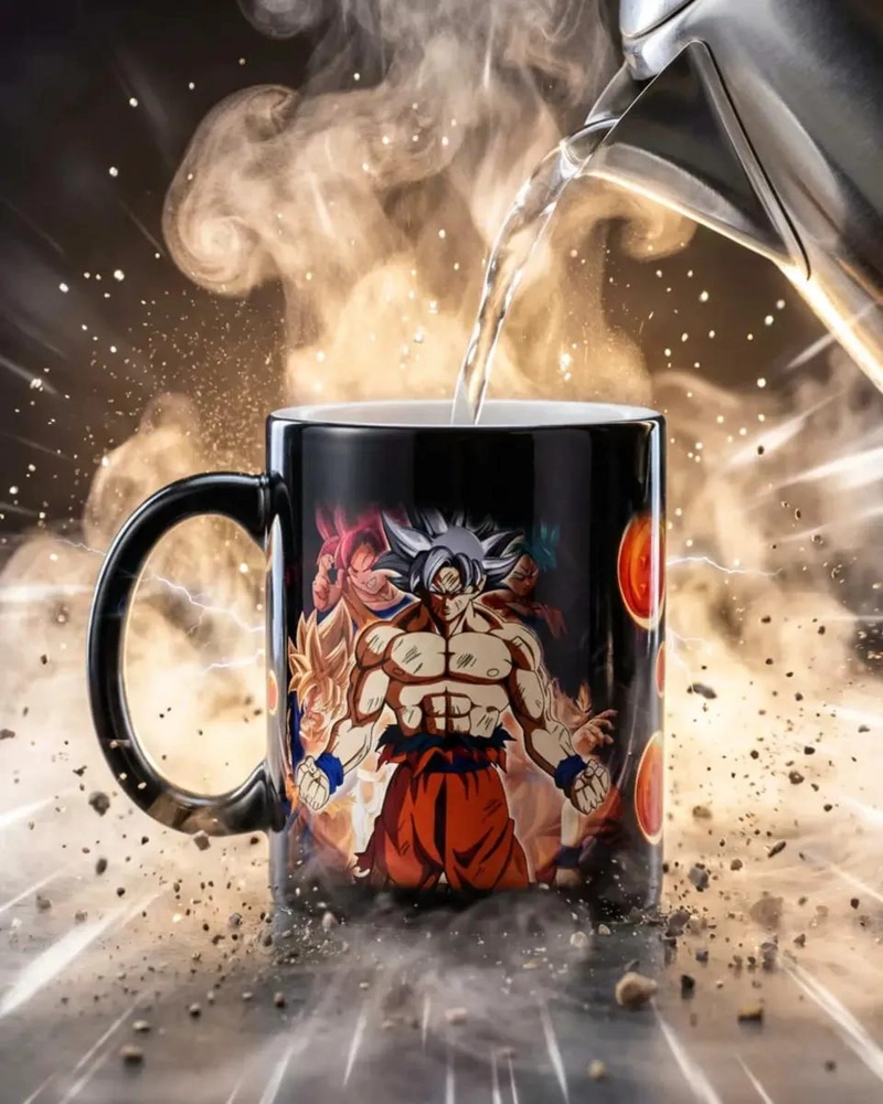 TAZA MAGICA 3D GOKU ULTRA INSTINTO - 2