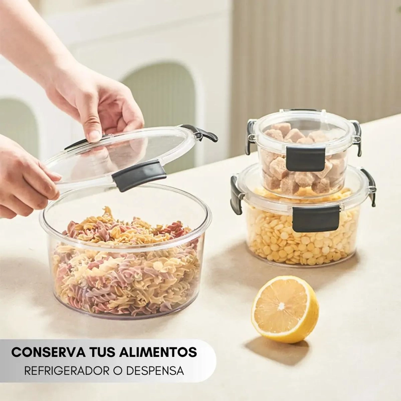 CONTENEDOR HERME TICO DE PLASTICO PARA ALIMENTOS - 5