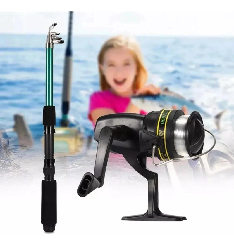 SET DE PESCA 126 PIEZAS CON CAÑA TELESCOPICA - 3