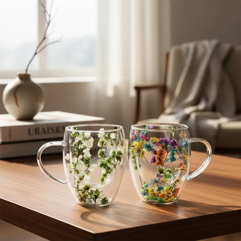 TAZAS DOBLE VIDRIO PARA CAFE  ESPRESSO - 1