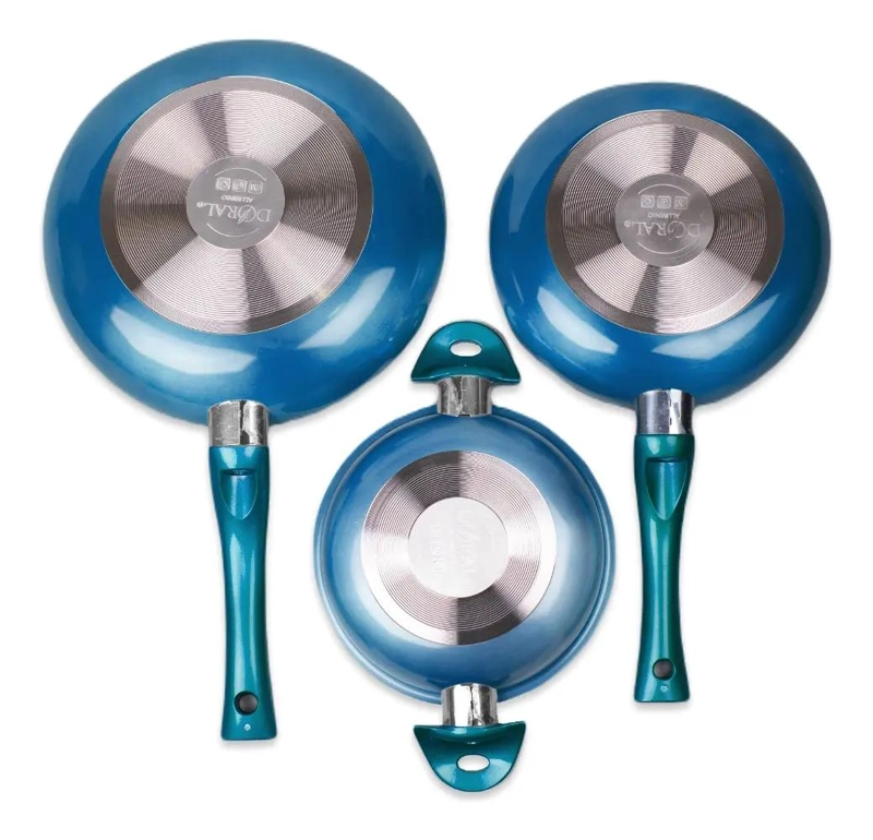 PACK DE SARTENES ANTIADHERENTE TITANIO 16-20-24CM - 2