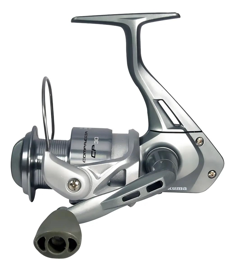 CARRETE DE PESCA COMPRESSA CPR30 PLATEADO - 1