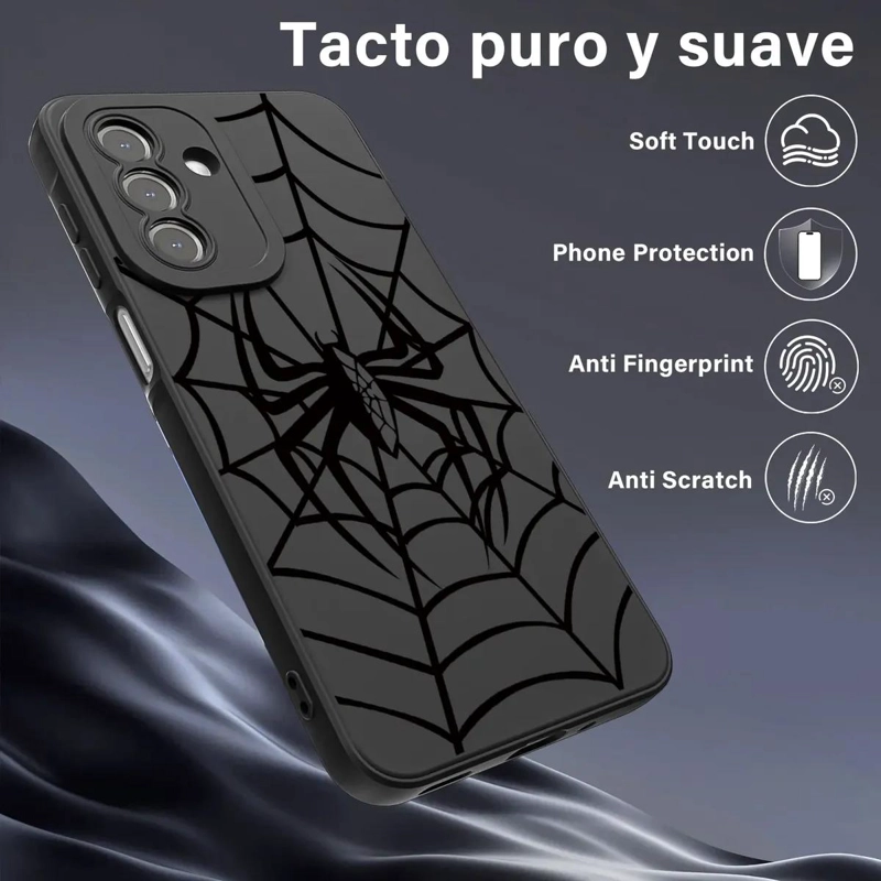 CARCASA NEGRA CON DIBUJOS PARA SAMSUNG GALAXY A16 - 2