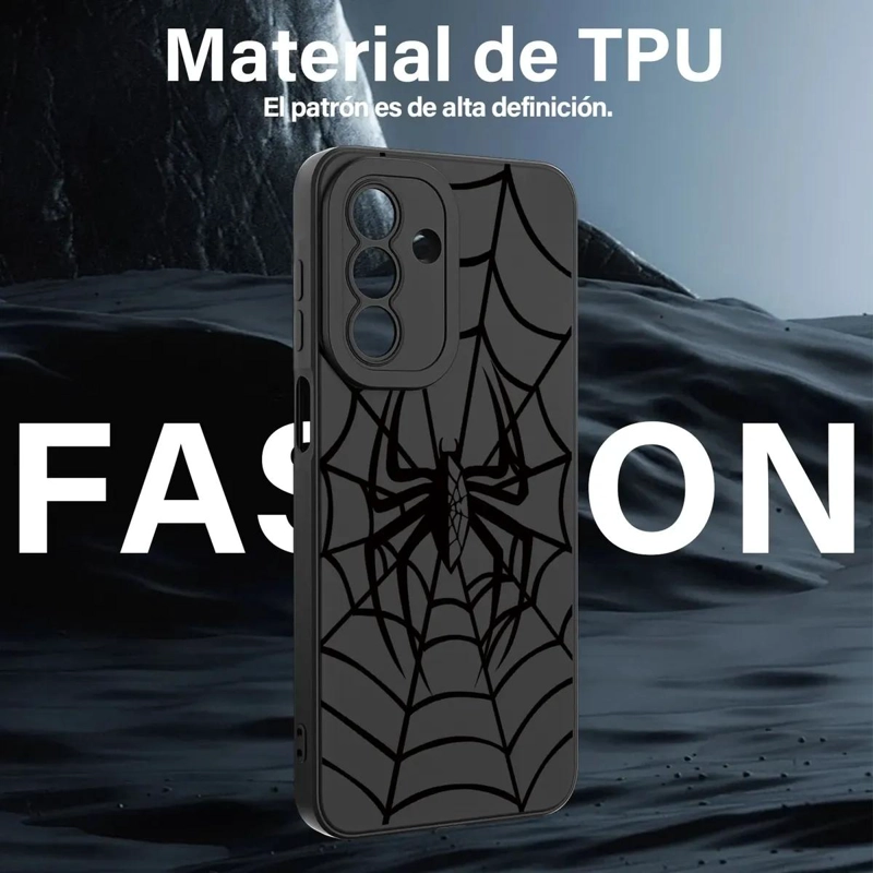 CARCASA NEGRA CON DIBUJOS PARA SAMSUNG GALAXY A16 - 4
