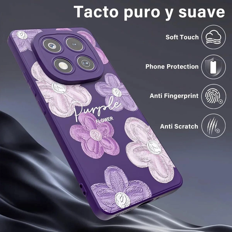 CARCASA PURPURA PARA XIAOMI REDMI NOTE 14 PRO PLUS 5G - 3