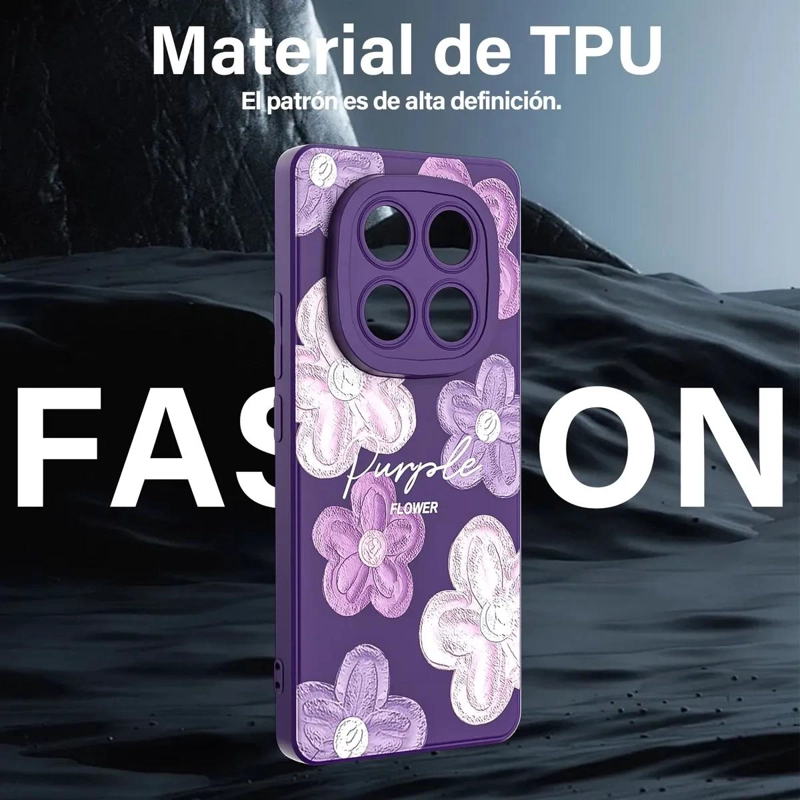 CARCASA PURPURA PARA XIAOMI REDMI NOTE 14 PRO PLUS 5G - 5