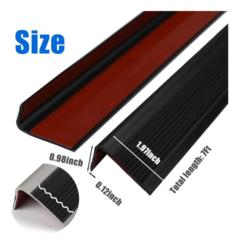 PROTECTOR DE BORDE ESCALERA GOMA ESTRIADA 3M - 2