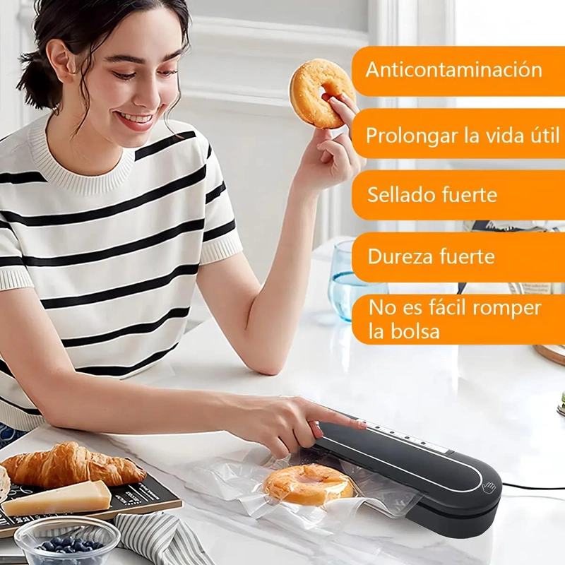 100 BOLSAS SELLAR AL VACIO 20X25 ESPESADAS - 5
