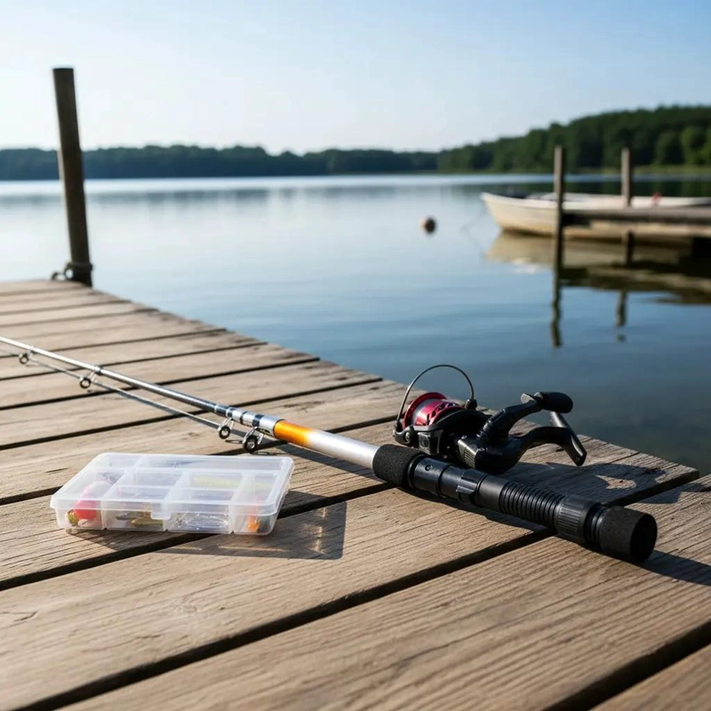 KIT DE PESCA CON CAÑA DE 2,1M Y ACCESORIOS - 2