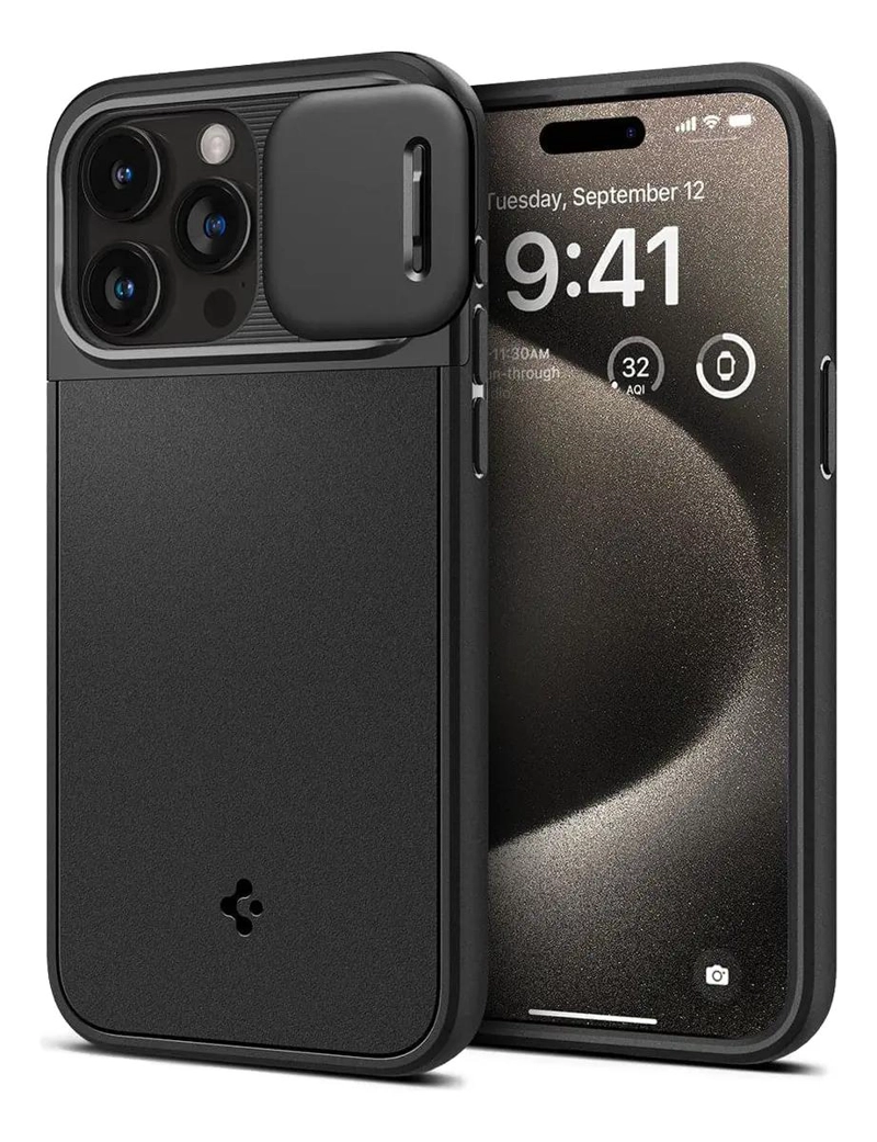 GENÉRICO CARCASA PARA IPHONE 15 PRO CON MAGSAFE Y CUBRE CAMARA