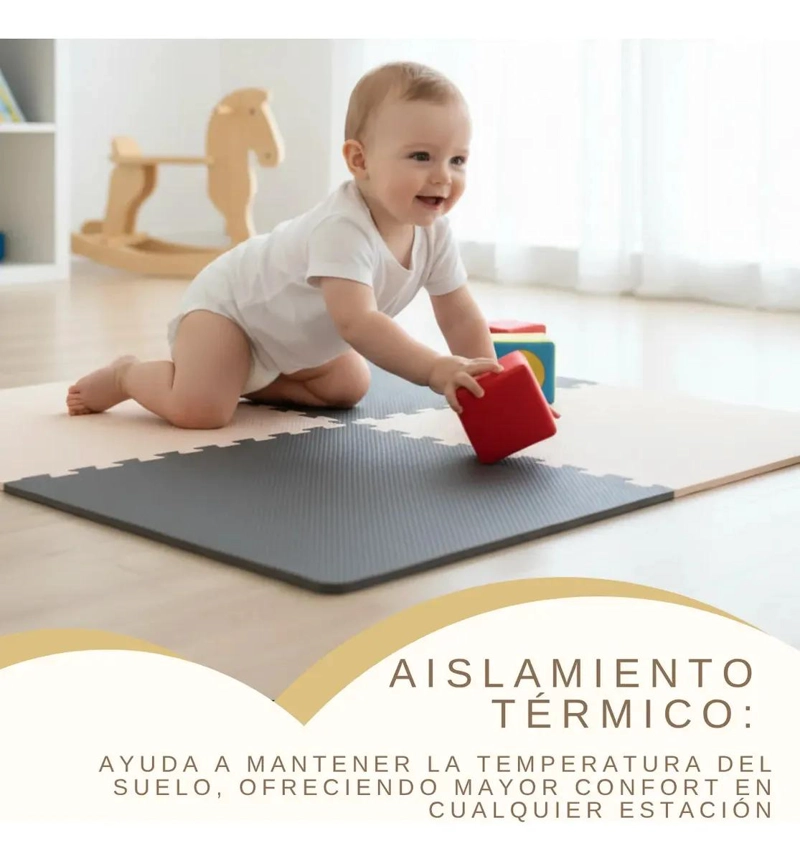 PISO DE GOMA EVA INFANTIL SET 4 PIEZAS 60X60 - 3
