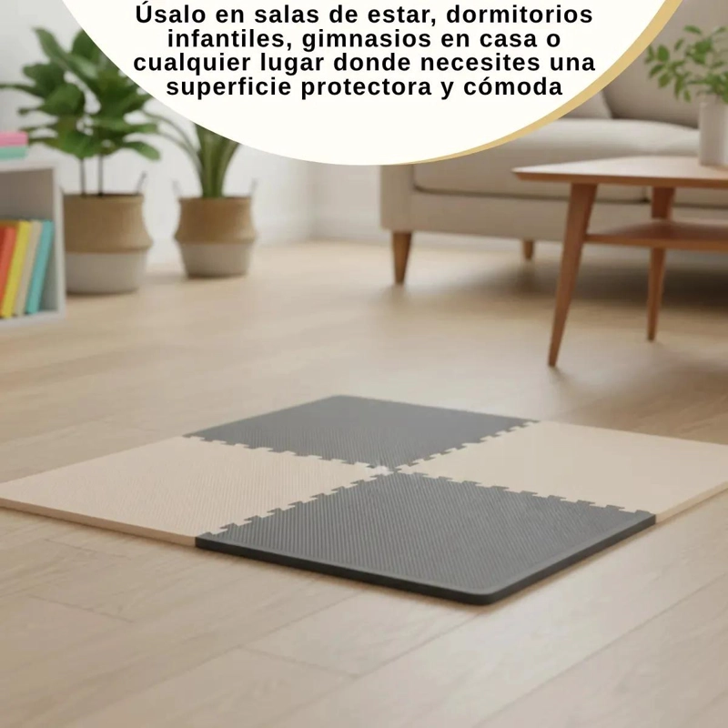 PISO DE GOMA EVA INFANTIL SET 4 PIEZAS 60X60 - 4