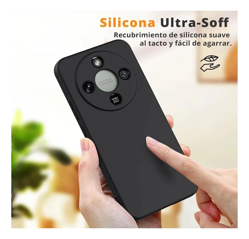 CARCASA DE GOMA PARA HONOR MAGIC 8 LITE COLORES - 4