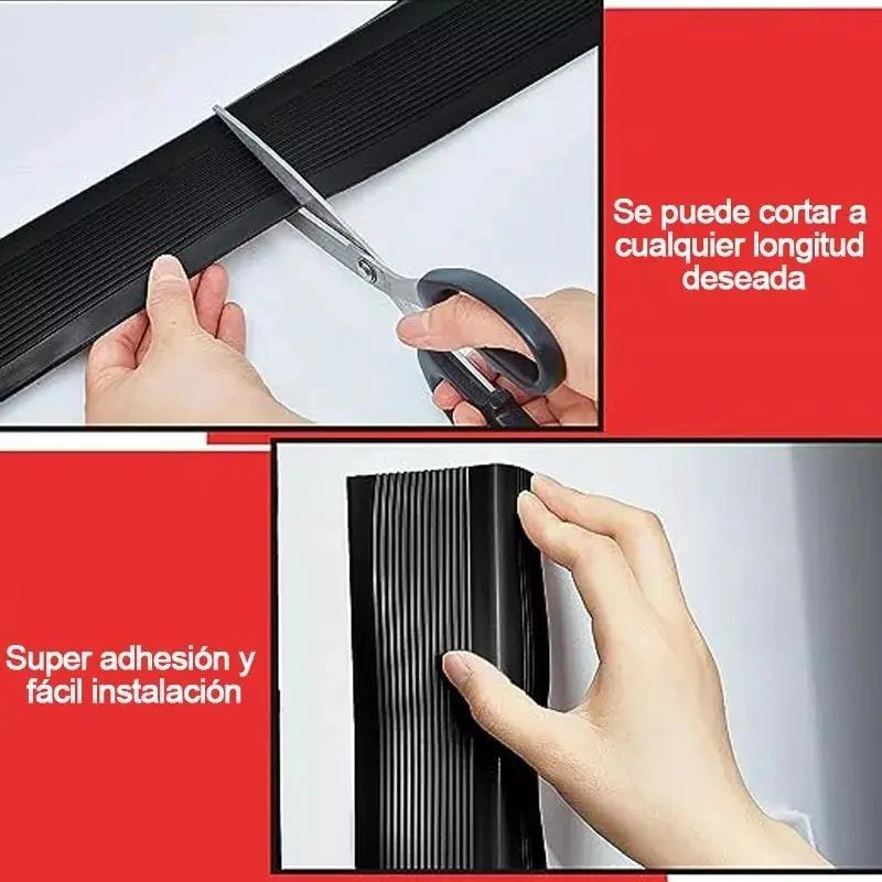 GRADAS DE ESCALA GOMA NEGRA 5X2.5CM 3 METROS - 4