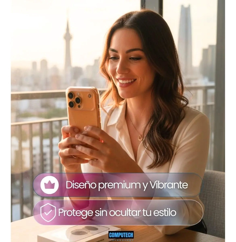 CARCASA TRANSPARENTE ANTIGOLPES PARA IPHONE 17 PRO MAX - 4