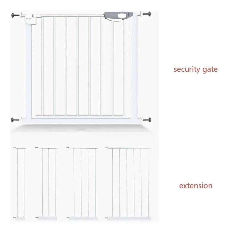 PUERTA DE SEGURIDAD EXPANDIBLE PARA BEBE S Y MASCOTAS - 5